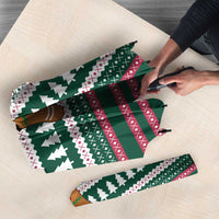 Christmas Cookies Bite Me Umbrella with Gingerbread Man Candy Canes and Snowflake Tree - Wonder Print Shop