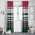Christmas Cookies Bite Me Window Curtain with Gingerbread Man Candy Canes and Snowflake Tree - Wonder Print Shop