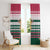 Christmas Cookies Bite Me Window Curtain with Gingerbread Man Candy Canes and Snowflake Tree - Wonder Print Shop