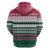 Christmas Cookies Bite Me Zip Hoodie with Gingerbread Man Candy Canes and Snowflake Tree - Wonder Print Shop