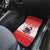 Christmas Dachshund Dog Car Mats Santa Hat Woof Snowflake Paw Design - Wonder Print Shop