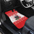 Christmas Dachshund Dog Car Mats Santa Hat Woof Snowflake Paw Design - Wonder Print Shop