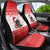 Christmas Dachshund Dog Car Seat Cover Santa Hat Woof Snowflake Paw Design - Wonder Print Shop