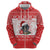 Christmas Dachshund Dog Hoodie Santa Hat Woof Snowflake Paw Design - Wonder Print Shop