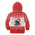 Christmas Dachshund Dog Kid Hoodie Santa Hat Woof Snowflake Paw Design - Wonder Print Shop