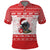 Christmas Dachshund Dog Polo Shirt Santa Hat Woof Snowflake Paw Design - Wonder Print Shop