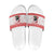 Christmas Dachshund Dog Slide Sandals Santa Hat Woof Snowflake Paw Design - Wonder Print Shop