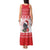 Christmas Dachshund Dog Tank Maxi Dress Santa Hat Woof Snowflake Paw Design - Wonder Print Shop