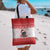 Christmas Dachshund Dog Tote Bag Santa Hat Woof Snowflake Paw Design - Wonder Print Shop