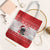 Christmas Dachshund Dog Tote Bag Santa Hat Woof Snowflake Paw Design - Wonder Print Shop