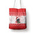 Christmas Dachshund Dog Tote Bag Santa Hat Woof Snowflake Paw Design - Wonder Print Shop