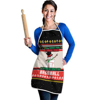 Is More Time for Baseball Design Apron with Baseball Snowman All I Want for Christmas - Wonder Print Shop