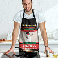 Is More Time for Baseball Design Apron with Baseball Snowman All I Want for Christmas - Wonder Print Shop