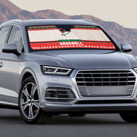 Is More Time for Baseball Design Auto Sun Shade with Baseball Snowman All I Want for Christmas - Wonder Print Shop