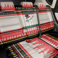 Is More Time for Baseball Design Back Car Seat Cover with Baseball Snowman All I Want for Christmas - Wonder Print Shop