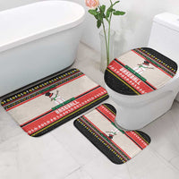 Is More Time for Baseball Design Bathroom Set with Baseball Snowman All I Want for Christmas - Wonder Print Shop