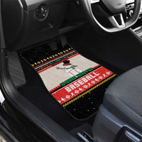 Is More Time for Baseball Design Car Mats with Baseball Snowman All I Want for Christmas - Wonder Print Shop