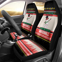 Is More Time for Baseball Design Car Seat Cover with Baseball Snowman All I Want for Christmas - Wonder Print Shop