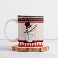 Is More Time for Baseball Design Ceramic Mug with Baseball Snowman All I Want for Christmas - Wonder Print Shop
