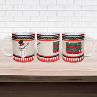 Is More Time for Baseball Design Ceramic Mug with Baseball Snowman All I Want for Christmas - Wonder Print Shop