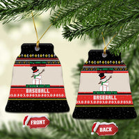 Is More Time for Baseball Design Ceramic Ornament with Baseball Snowman All I Want for Christmas - Wonder Print Shop