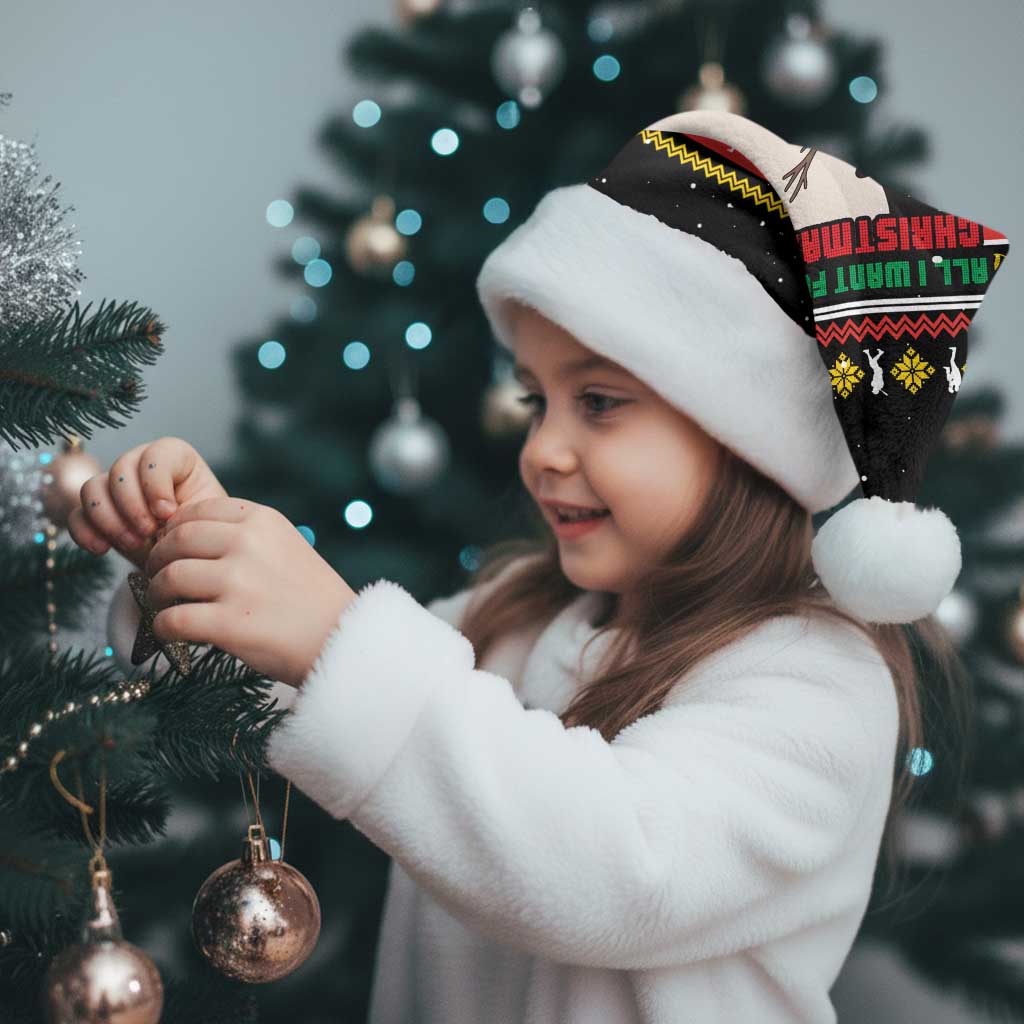 Is More Time for Baseball Design Christmas Santa Hat with Baseball Snowman All I Want for Christmas - Wonder Print Shop