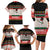 Is More Time for Baseball Design Family Matching Long Sleeve Bodycon Dress and Hawaiian Shirt with Baseball Snowman All I Want for Christmas - Wonder Print Shop
