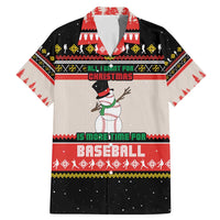 Is More Time for Baseball Design Family Matching Mermaid Dress and Hawaiian Shirt with Baseball Snowman All I Want for Christmas - Wonder Print Shop