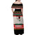 Is More Time for Baseball Design Family Matching Off Shoulder Maxi Dress and Hawaiian Shirt with Baseball Snowman All I Want for Christmas - Wonder Print Shop