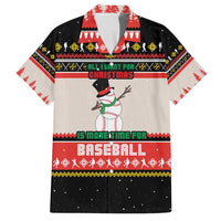 Is More Time for Baseball Design Family Matching Summer Maxi Dress and Hawaiian Shirt with Baseball Snowman All I Want for Christmas - Wonder Print Shop