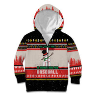 Is More Time for Baseball Design Kid Hoodie with Baseball Snowman All I Want for Christmas - Wonder Print Shop