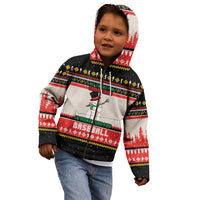 Is More Time for Baseball Design Kid Hoodie with Baseball Snowman All I Want for Christmas - Wonder Print Shop