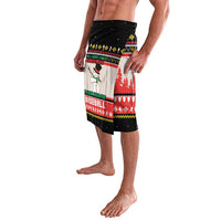 Is More Time for Baseball Design Lavalava with Baseball Snowman All I Want for Christmas - Wonder Print Shop