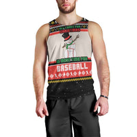 Is More Time for Baseball Design Men Tank Top with Baseball Snowman All I Want for Christmas - Wonder Print Shop