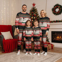 Is More Time for Baseball Design Christmas Pajama Set with Baseball Snowman All I Want for Christmas - Wonder Print Shop