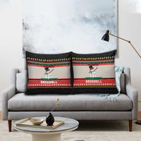 Is More Time for Baseball Design Pillow Cover with Baseball Snowman All I Want for Christmas - Wonder Print Shop