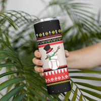 Is More Time for Baseball Design Skinny Tumbler with Baseball Snowman All I Want for Christmas - Wonder Print Shop
