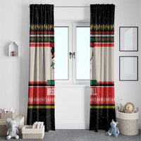 Is More Time for Baseball Design Window Curtain with Baseball Snowman All I Want for Christmas - Wonder Print Shop