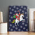 Horse And Santa Claus Christmas Christmas Canvas Wall Art Xmas Holiday Patterns - Wonder Print Shop