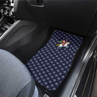 Horse And Santa Claus Christmas Christmas Car Mats Xmas Holiday Patterns - Wonder Print Shop