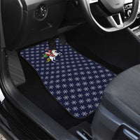 Horse And Santa Claus Christmas Christmas Car Mats Xmas Holiday Patterns - Wonder Print Shop