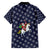 Horse And Santa Claus Christmas Christmas Family Matching Off The Shoulder Long Sleeve Dress and Hawaiian Shirt Xmas Holiday Patterns - Wonder Print Shop