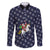 Horse And Santa Claus Christmas Christmas Family Matching Off The Shoulder Long Sleeve Dress and Hawaiian Shirt Xmas Holiday Patterns - Wonder Print Shop