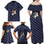 Horse And Santa Claus Christmas Christmas Family Matching Off Shoulder Maxi Dress and Hawaiian Shirt Xmas Holiday Patterns - Wonder Print Shop