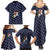 Horse And Santa Claus Christmas Christmas Family Matching Summer Maxi Dress and Hawaiian Shirt Xmas Holiday Patterns - Wonder Print Shop