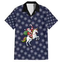 Horse And Santa Claus Christmas Christmas Hawaiian Shirt Xmas Holiday Patterns - Wonder Print Shop