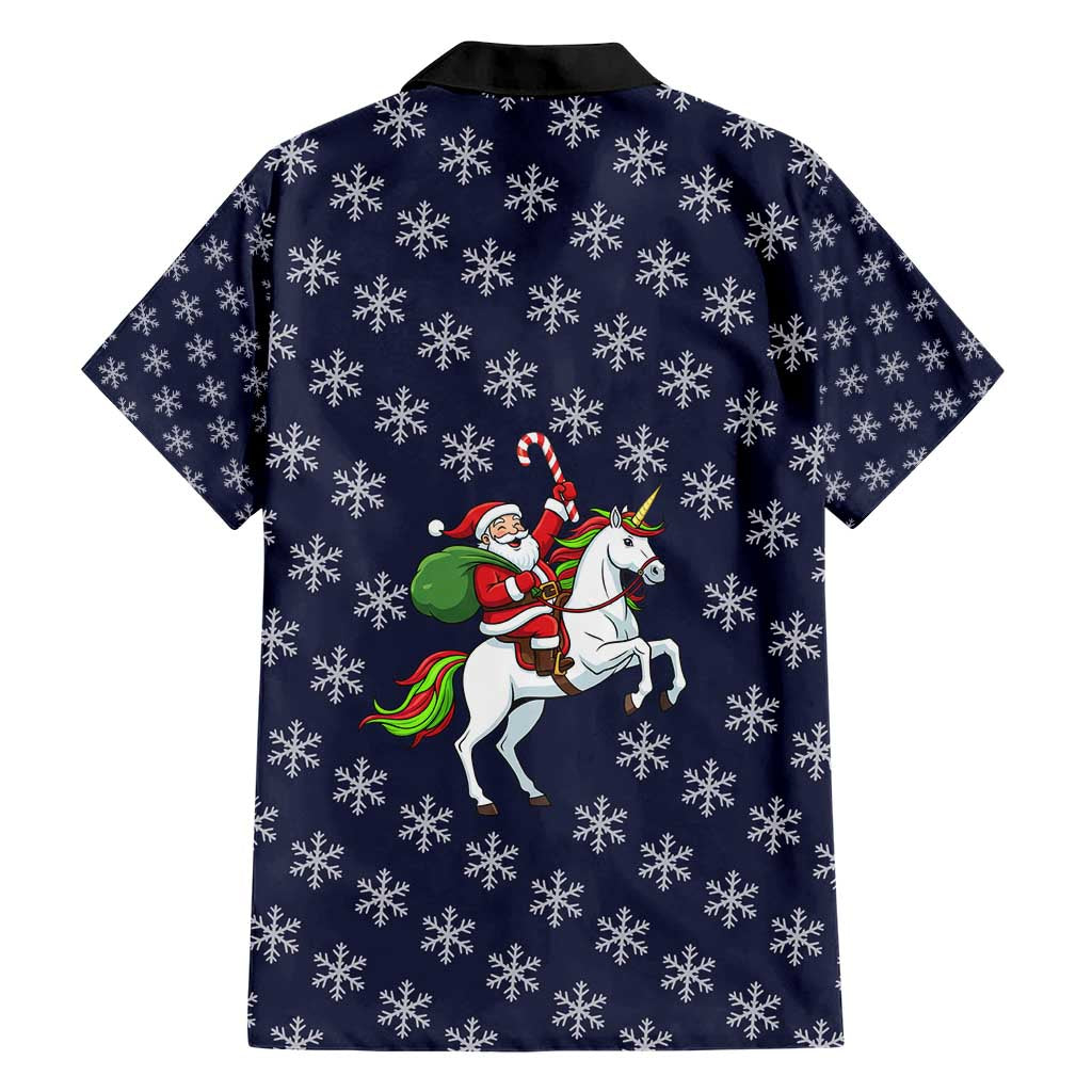 Horse And Santa Claus Christmas Christmas Hawaiian Shirt Xmas Holiday Patterns - Wonder Print Shop