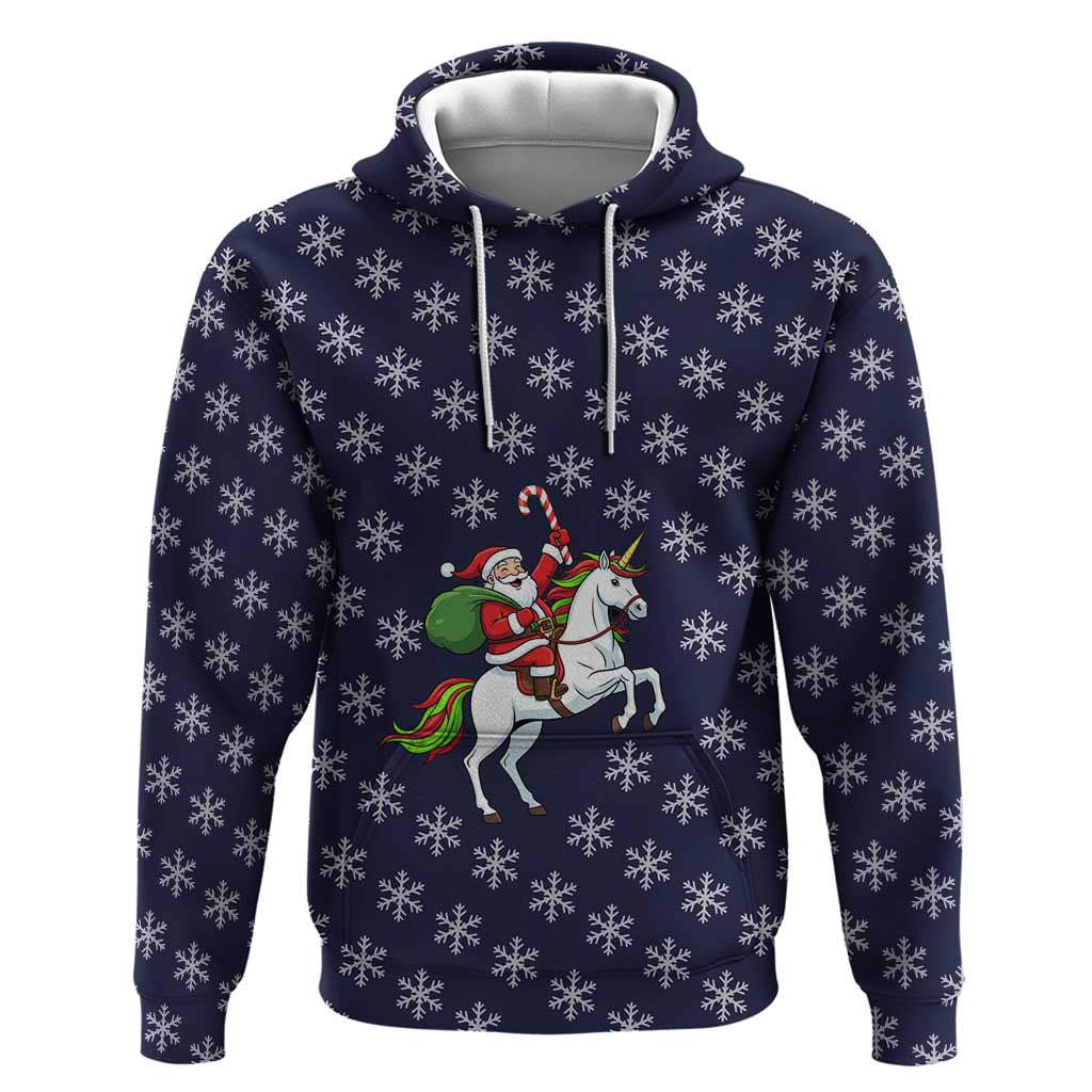 Horse And Santa Claus Christmas Christmas Hoodie Xmas Holiday Patterns - Wonder Print Shop