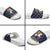 Horse And Santa Claus Christmas Christmas Slide Sandals Xmas Holiday Patterns - Wonder Print Shop