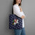 Horse And Santa Claus Christmas Christmas Tote Bag Xmas Holiday Patterns - Wonder Print Shop